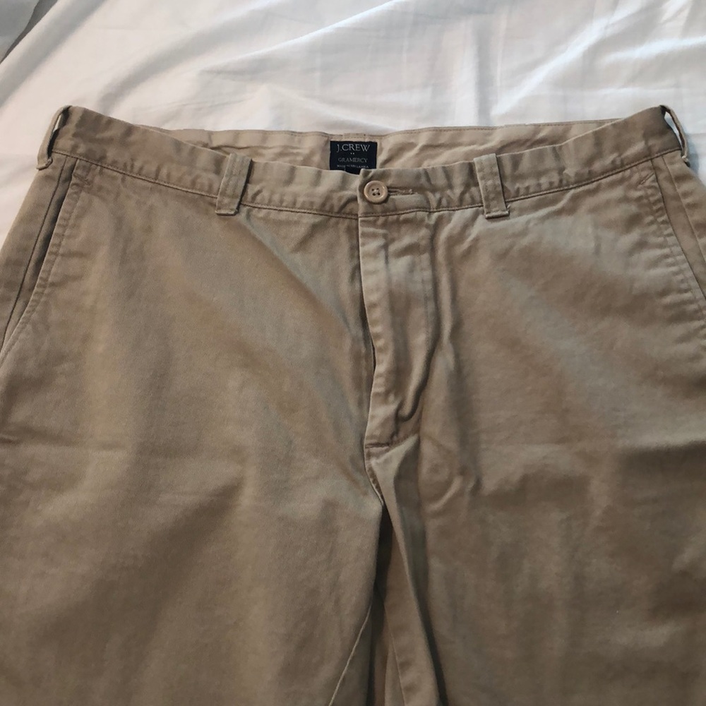 JCrew shorts in British khaki